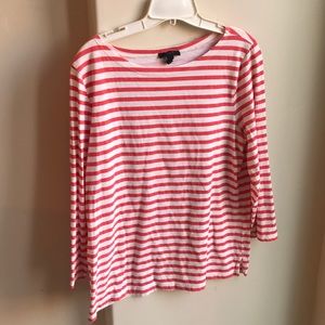 Jcrew boatneck striped T-shirt